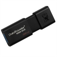 金士顿（Kingston）32GB USB3.0 U盘 DT100G3 黑色 滑...