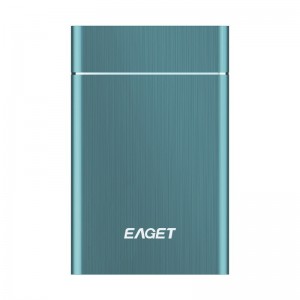 忆捷（EAGET）320G USB3.0移动硬盘G10蓝色 2.5英寸全金属文件数据备份存储安全高速防震