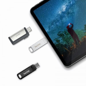 闪迪(SanDisk)128GB Type-C USB3.1 U盘 DDC2至尊高速版 读速150MB/s 便携伸缩双接口 智能APP管理软件