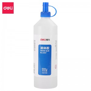 得力（deli） 大桶装液体胶水 500ml/瓶 6357