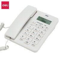 得力（deli)电话机座机 固定电话 办公家用 来去电查询 可接分机 13606白HCD6238P/TSDL