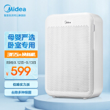 美的（Midea）空气净化器 高效除菌除流感净化器 家用除甲醛除雾霾智能家电净化器KJ350G-S1