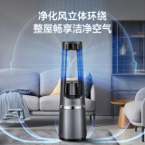 美的（Midea）空气净化器智能家用纳凉取暖无叶风扇 除甲醛 净离子杀菌四合一净...