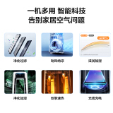 美的（Midea）空气净化器智能家用无叶风扇纳凉取暖 除甲醛 净离子杀菌四合一净...