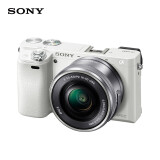 索尼（SONY）Alpha 6000L APS-C微单数码相机 标准套装 白色（...