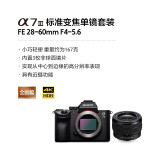 索尼（SONY）Alpha 7 III 28-60mm全画幅微单数码相机 便携镜头套装（约2420万有效像素 a7M3/A73/a7m3）