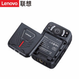 联想(Lenovo)DSJ-1W执法记录仪高清 微型随身摄像内置32G 便携4800万像素11小时连续录像黑色