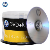 惠普（HP） DVD+R 光盘/刻录盘 空白光盘 16速4.7GB 桶装50片