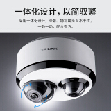 TP-LINK 500万高清双摄监控摄像头 360度全景特写无线网络摄像机 双向...