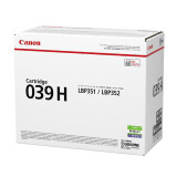 佳能（Canon)硒鼓CRG039 H 大容量黑色(适用于LBP351x/LBP...