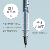 白雪(snowhite)T15直液式走珠笔子弹头中性笔速干签字笔办公学生用水笔 ...