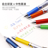 派通（Pentel）0.5mm彩色按动中性笔 速干水笔签字笔 学生考试办公标记 BLN75Z 黑色 20周年限定款