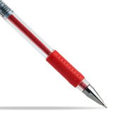 广博(GuangBo) 0.5mm红色 拔冒中性笔 办公签字笔 水笔12支装ZX9008R