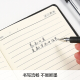晨光(M&G)文具60支0.5mm中性笔签字笔水笔 子弹头黑色XGP30119美新Q7系列办公用品
