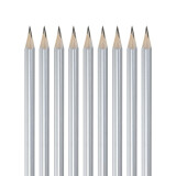 广博(Guangbo)HB铅笔凹凹笔 学生绘画用练字用三角杆铅笔12支装 H05726