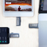 闪迪(SanDisk)128GB Type-C USB3.1 U盘 DDC2至尊高速版 读速150MB/s 便携伸缩双接口 智能APP管理软件