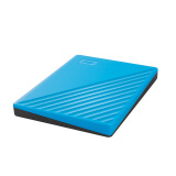 西部数据(WD) 2TB 移动硬盘 USB3.0 My Passport随行版 2.5英寸 蓝色 机械硬盘 便携 自动备份 兼容Mac  WDBYVG0020BBL