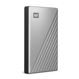 西部数据(WD) 2TB 移动硬盘 Type-C My Passport Ultra 2.5英寸 银色 机械硬盘 便携 密码保护 兼容Mac WDBC3C0020BSL-CESN