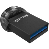 闪迪(SanDisk)32GB USB3.1 U盘 CZ430酷豆 黑色 读速130MB/s U盘 小身材 大容量