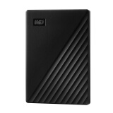 西部数据(WD) 2TB 移动硬盘 USB3.0 My Passport随行版 2.5英寸 黑色 机械硬盘 便携 自动备份 兼容Mac WDBYVG0020BBK