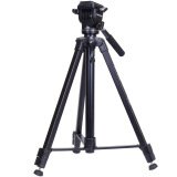 云腾（YUNTENG）三脚架VT-7008专业大型三脚架云台套装 微单数码单反相机摄像机用 优质铝合金三角架黑色