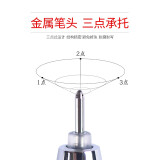 金万年(Genvana) 0.25mm黑色中性笔全针管财务极细笔水性笔会计水笔细...