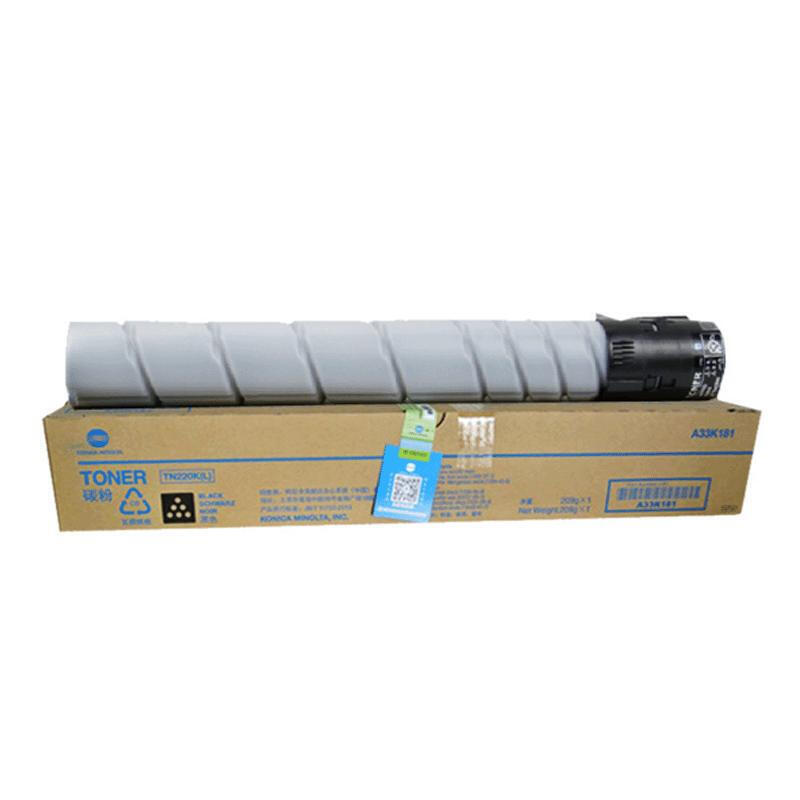 柯尼卡美能达 KONICA MINOLTA TN220K 柯美碳粉黑色低容墨粉（ 适用C221/7122/C281机型）印量10000页