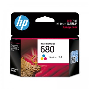 惠普（HP）680墨盒 适用hp 2138/2677/3636/3638/3838/3776/3777/3778/4678/5078/5088打印机 彩色墨盒