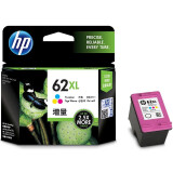 惠普（HP）62号墨盒 62XL大容量墨盒（黑+彩）黑彩套装大容量 适用200 ...